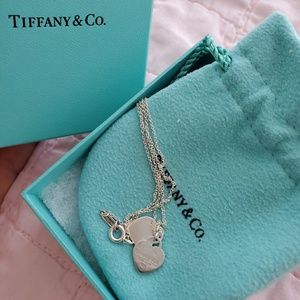 Tiffany & Co. Jewelry - Tiffany's double heart mini pendant necklace Tiffany & Co. Jewelry - Tiffany's double heart mini pendant necklace